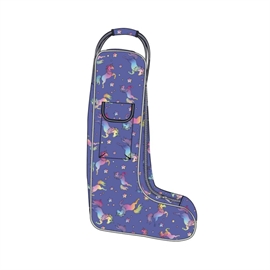 Equipage Jasmin ridestøvletaske til børneridestøvler, i lilla.