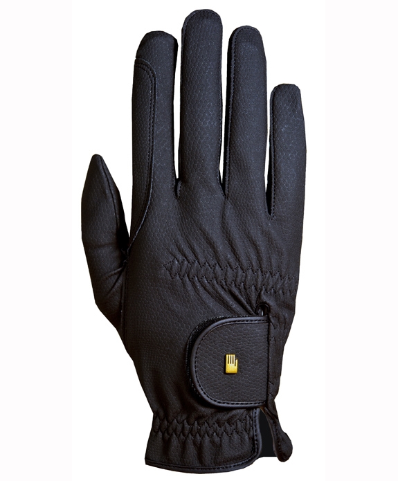 Ambitiøs madras lomme Klassiske sorte ridehandsker: Roeckl-Grip handsker