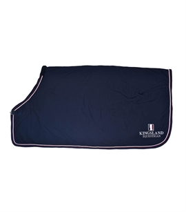 Kingsland Classic Fleece Show Rug i navy - skridttæppe til hesten.