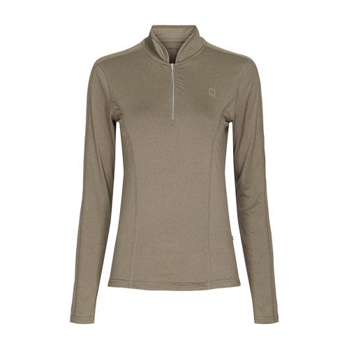 Equipage Axon Bluse - Deep Lichen Green Melange