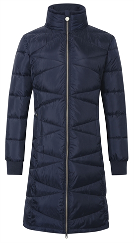 Covalliero AW22 Quiltet Ridefrakke - Dark Navy