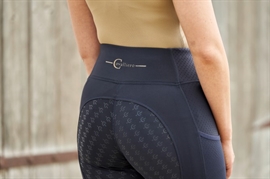 Covalliero SS23 Fuld Grip Ridetights - Dark Navy