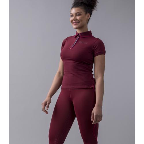 Kingsland Olena Ladies Pique Polo - Burgundy