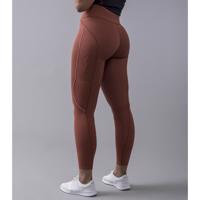 Kingsland Karina Fuld-Grip Tights - Brown Mahogany