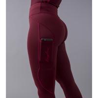 Kingsland Karina Fuld-Grip Tights - Burgundy