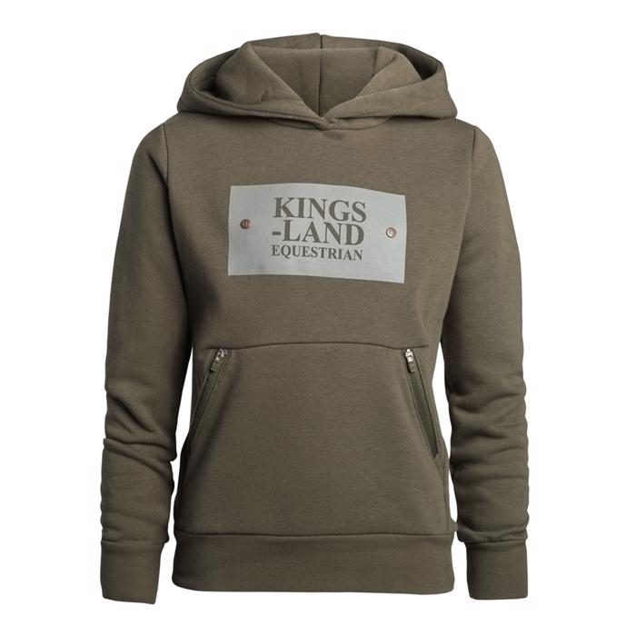 Kingsland Samuel Junior Hoodie - Green Black Ink