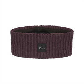 Kingsland Elowyn unisex uldmix pandebånd i farven purple plum london