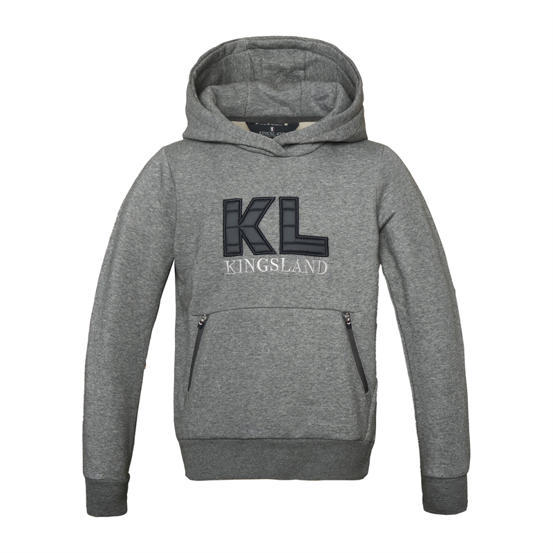 Kingsland Eliae Unisex Hoodie - Grey Forged Iron Melange