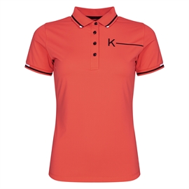 Kingsland Greta Ladies Ride Polo - Coral Deep Sea