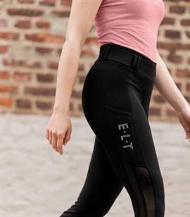 Sorte Elt Nina fuld grip sommer ridetights.