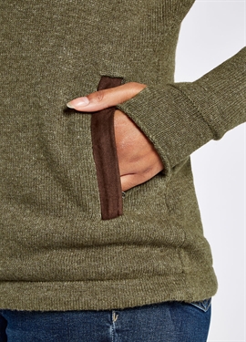 Dubarry Morrisey Windbreak Sweater - Dusty Green