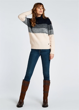 Dubarry Killossery Strik Sweater - Navy