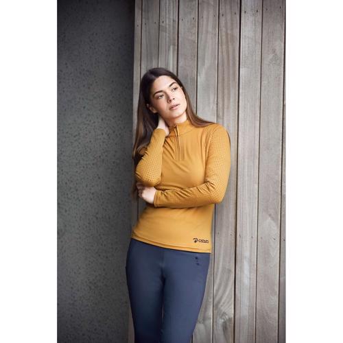 Catago Sade langærmet bluse - Mustard