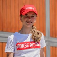 Red Horse T-Shirt m. Print - Hvid