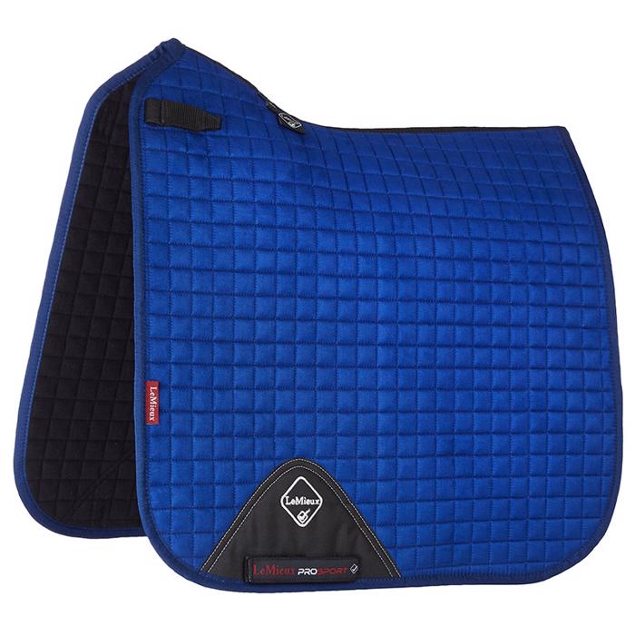 LeMieux Suede Dressur Underlag - Benetton Blue