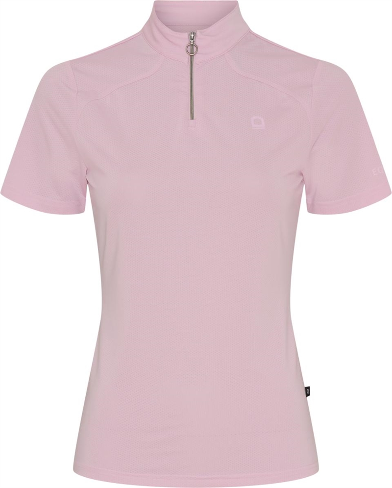 Equipage Hasty Half-zip kortærmet ridebluse - Winsome Orchid