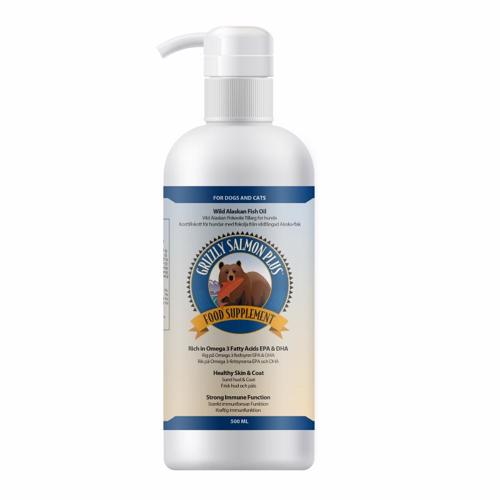 Grizzly Vildlakseolie Plus 500ml.