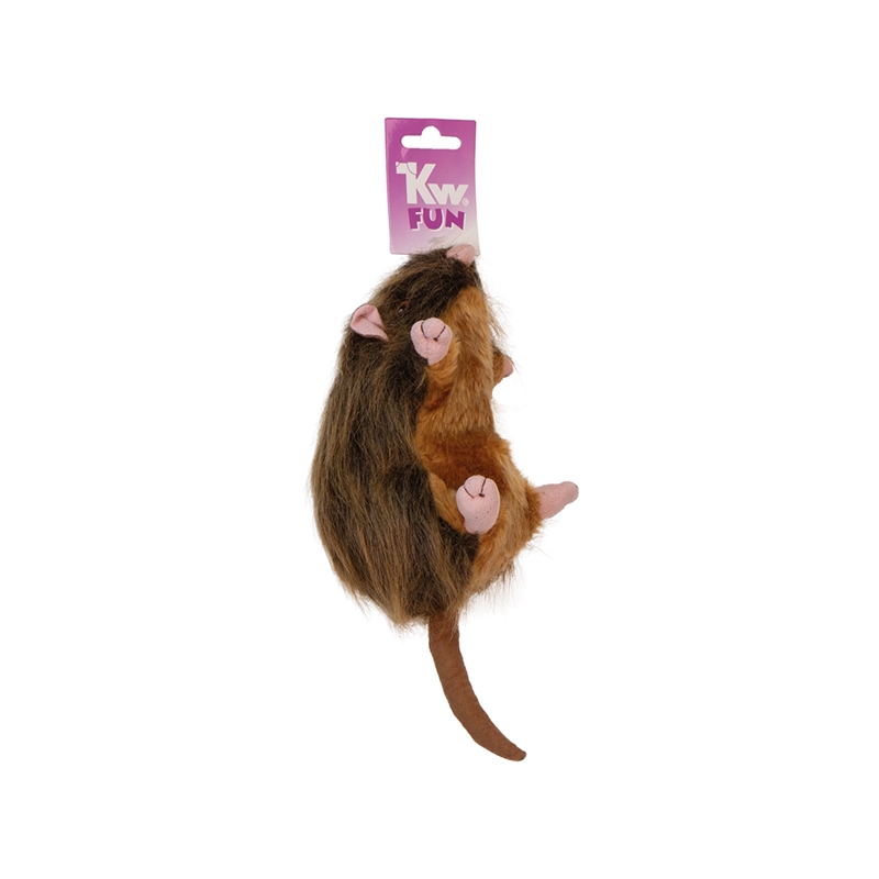 KW Fun Naturens Dyr Rotte - Stor 20 Cm