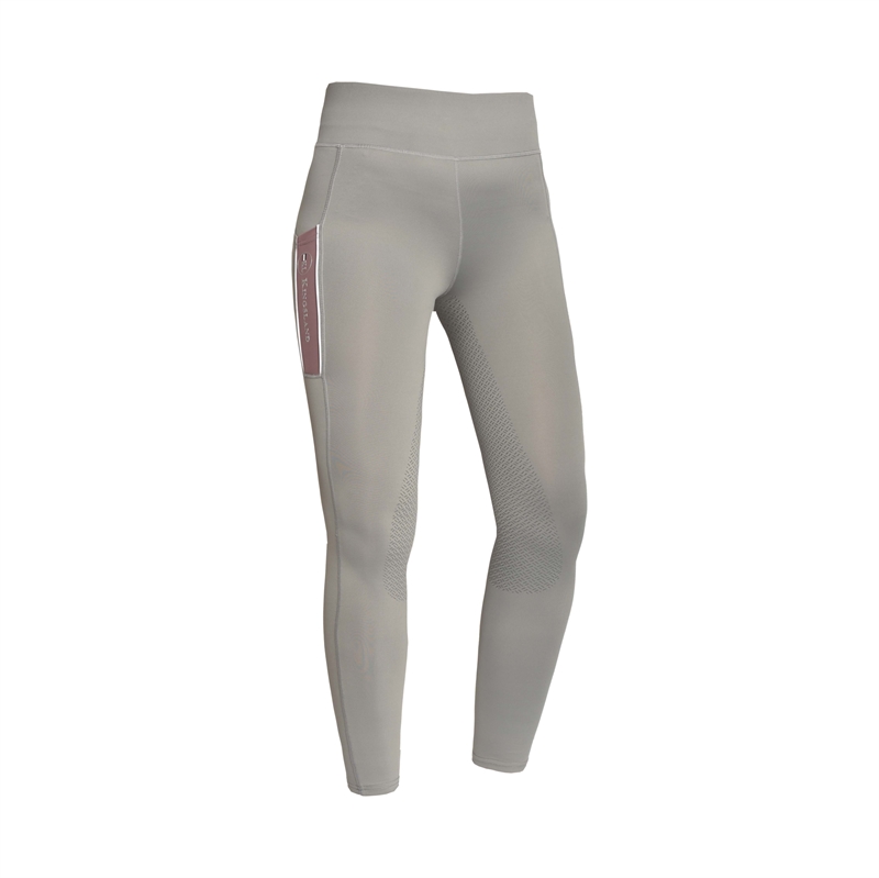 Kingsland Kandy Junior Fuld-Grip Ridetights - Grey Thundercloud