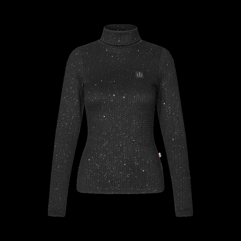 Kingsland Michela Ladies Rullekrave Bluse - Sort