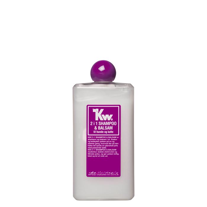 Kw 2 i 1 Shampoo og Balsam til Hunde - 500 ml.