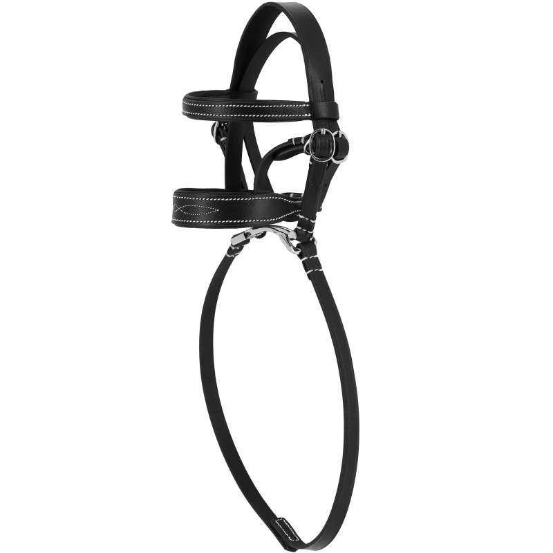 Mini Toy Pony - Trense -  Sort - Equitheme Pony Academy