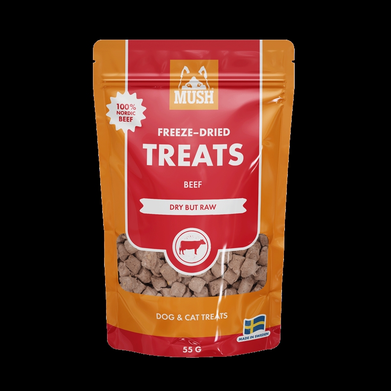 Mush Frysetørrede Godbidder - Okse
