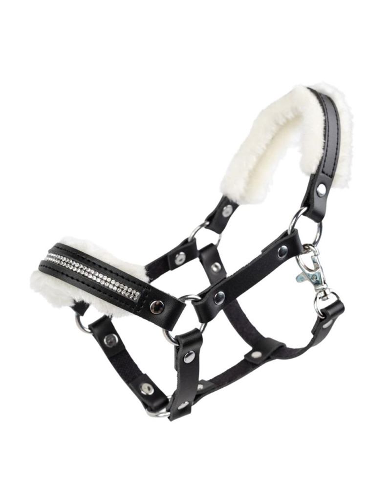 My Hobby Horse - Grime med plys og sten - Sort