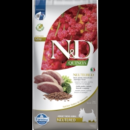 N&D Neutered Quinoa Duck, Broccoli & Asparagus - Medium & Maxi adult - Prøvepose - Hudefoder