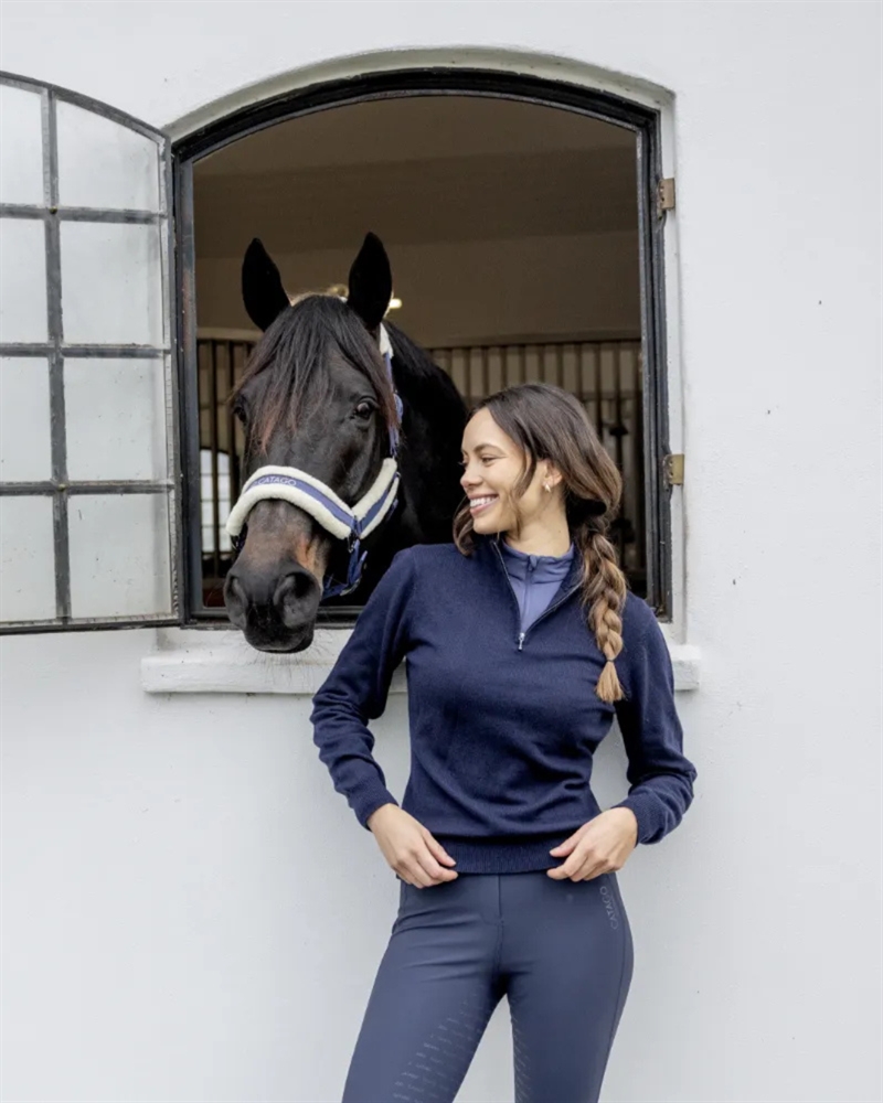 CATAGO Victoria Pullover Ridebluse - Navy