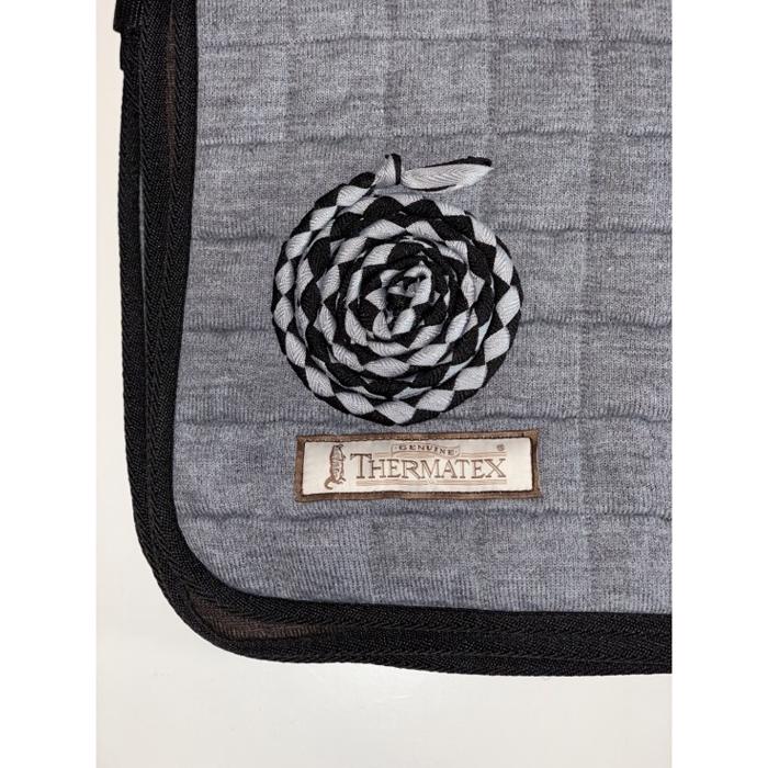 Thermatex Quater Rug Lændedækken - Grå/Sort
