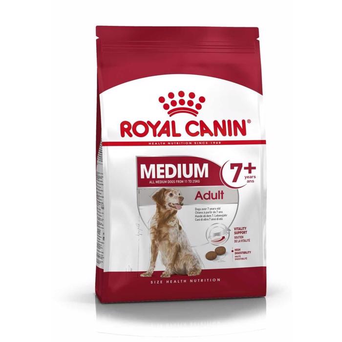 Royal Canin Size Health Nutrition Medium Adult 7+ år 15 kg.