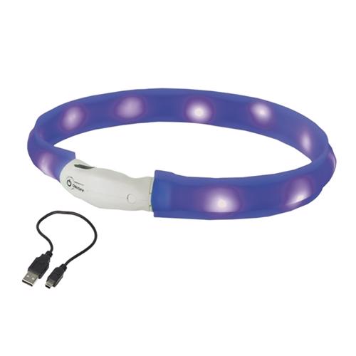 Starlight LED Visible Halsbånd Wide Small Blå