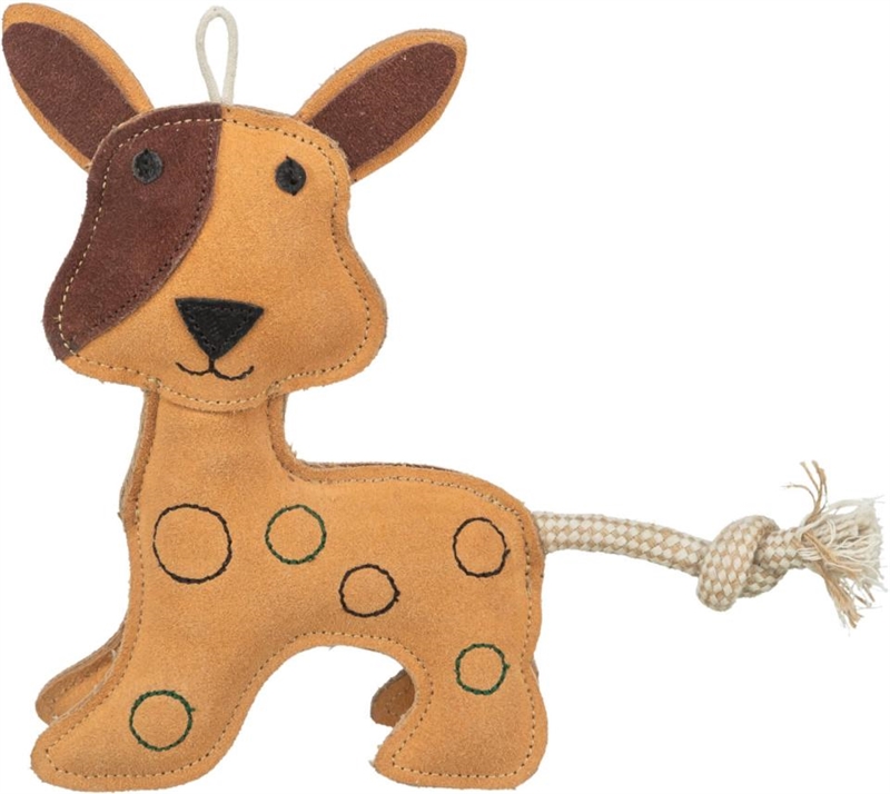 Trixie hund i læder  - Hundebamse