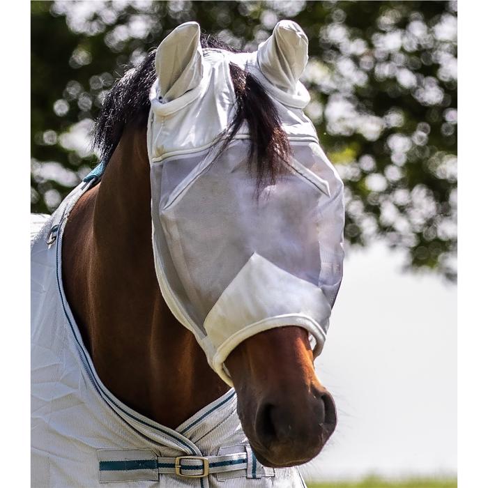 Waldhausen Premium Fly Mask U/næse Grå