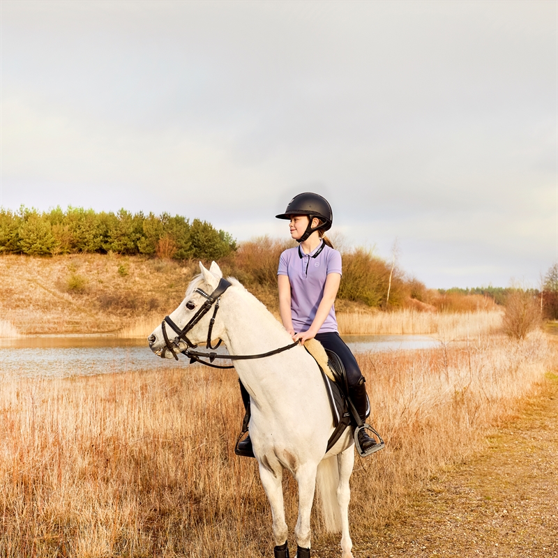 Kingsland Harli Junior Ridepolo - Lilac Tulip