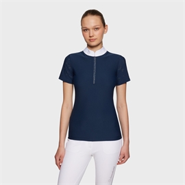 Samshield Aloise Air ridebluse i farven cosmic blue.