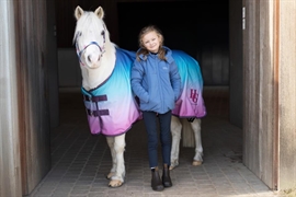 Equipage KIDS Valma Ridejakke - Dutch Blue