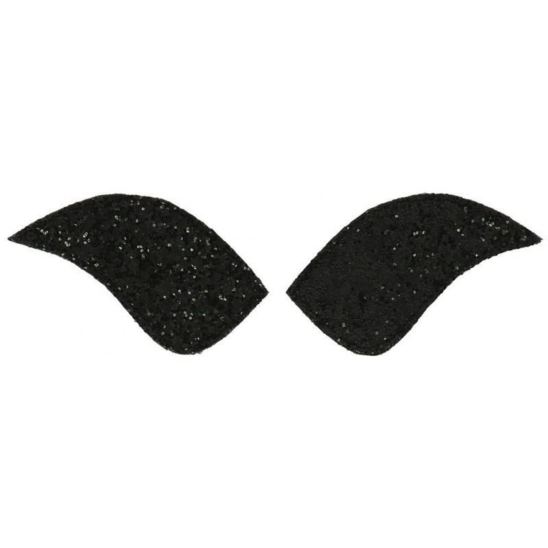 Equithème My Primera Badges - Black glitter 