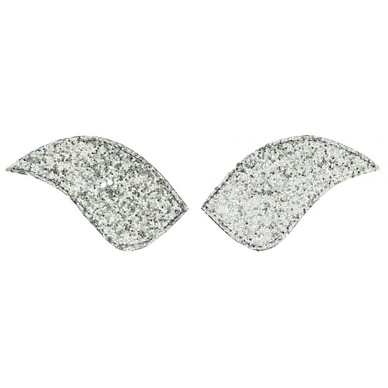 Equithème My Primera Badges - Silvery colour  glitter 