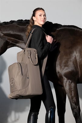 Eskadron Platinium 25 Faux Leather Hjelm- & Støvletaske - Smoky Taupe