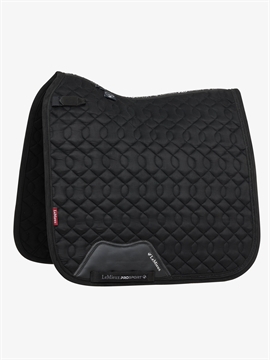 LeMieux Suede Crystal dressur sadelunderlag i sort