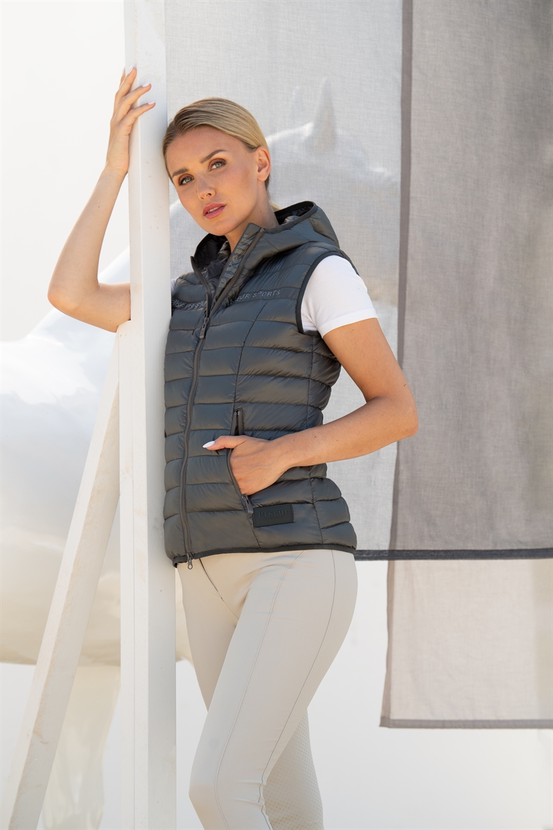 Pikeur Sports Quiltet Ridevest - Antrasit