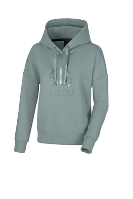 Gråblå Pikeur Athleisure hoody - ridebluse til damer.