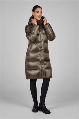 Pikeur Selection Quilted Ridefrakke - Slate Brown